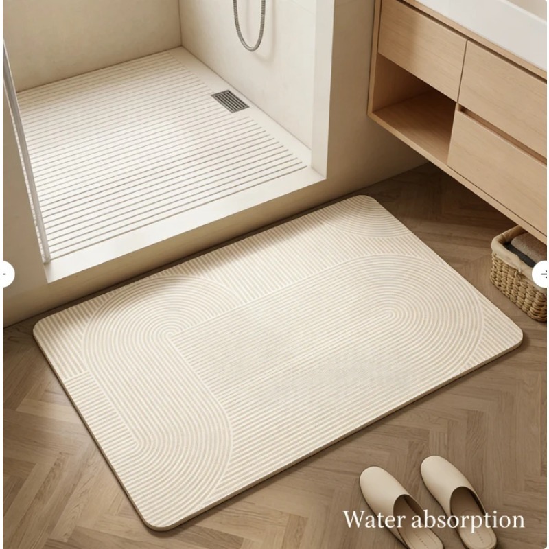 Bamboo Bath Mat - Tappetino da Bagno in Diatomite Super