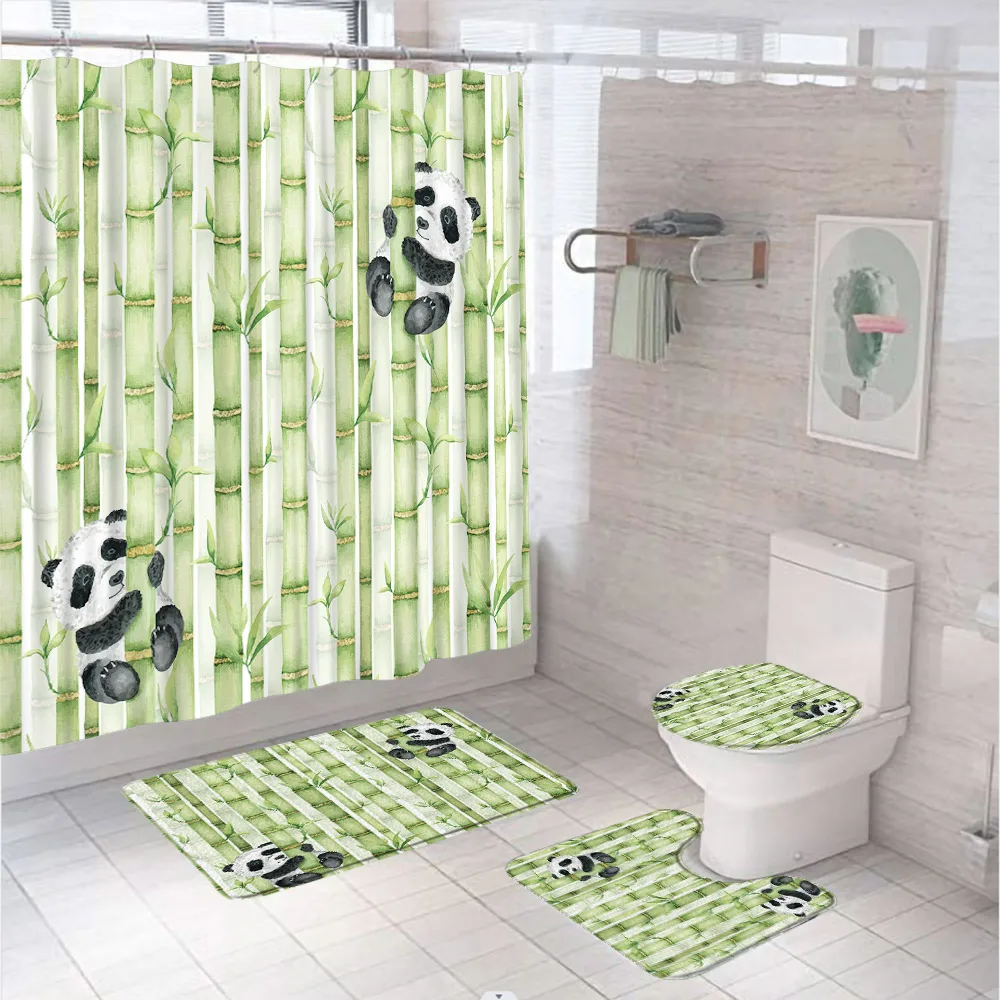 4Pc acquerello verde bambù ten - Bamboo Bath Mat recensione e prezzo