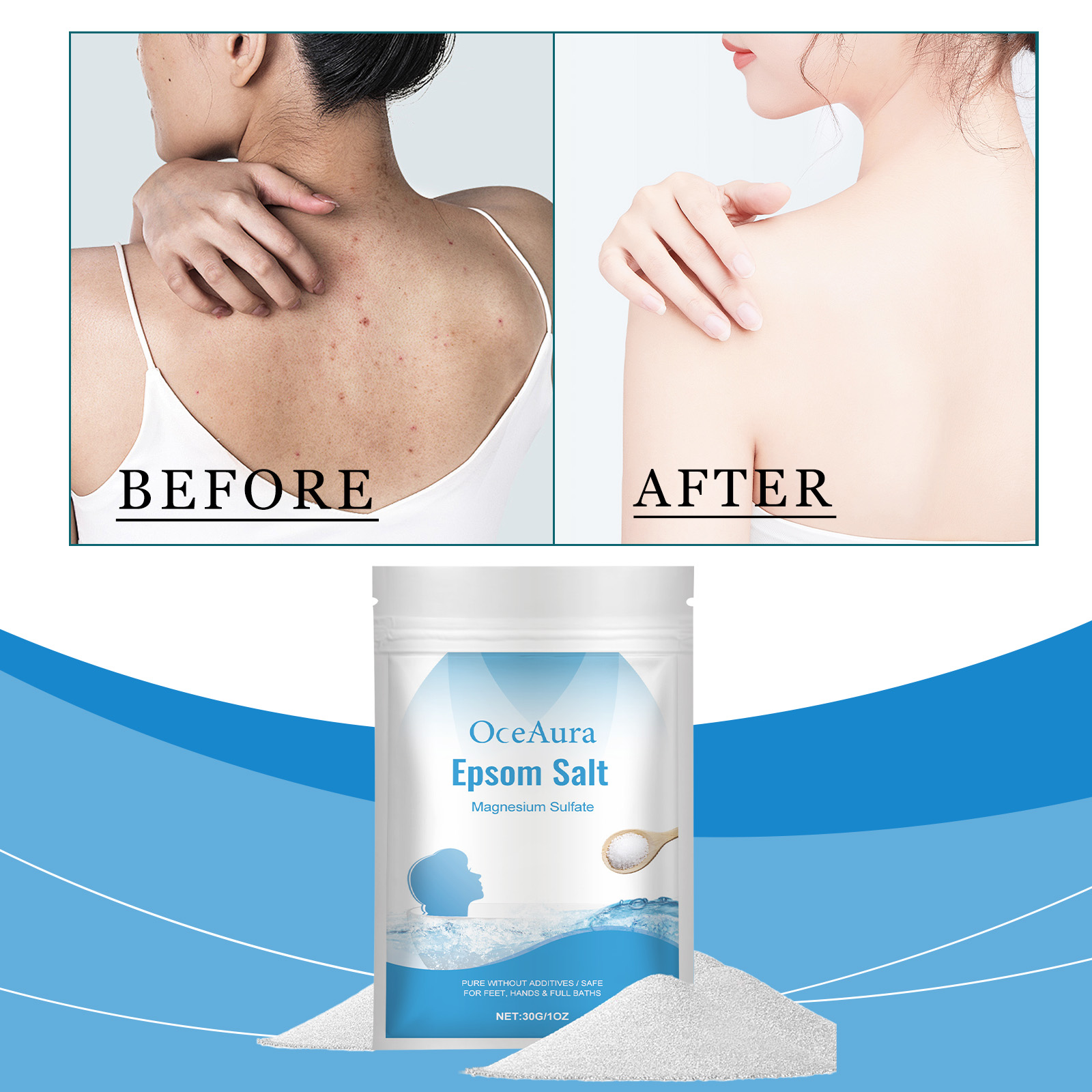 Epsom Sale Solfato di magnesio - Bath Salts Magnesium recensione e prezzo