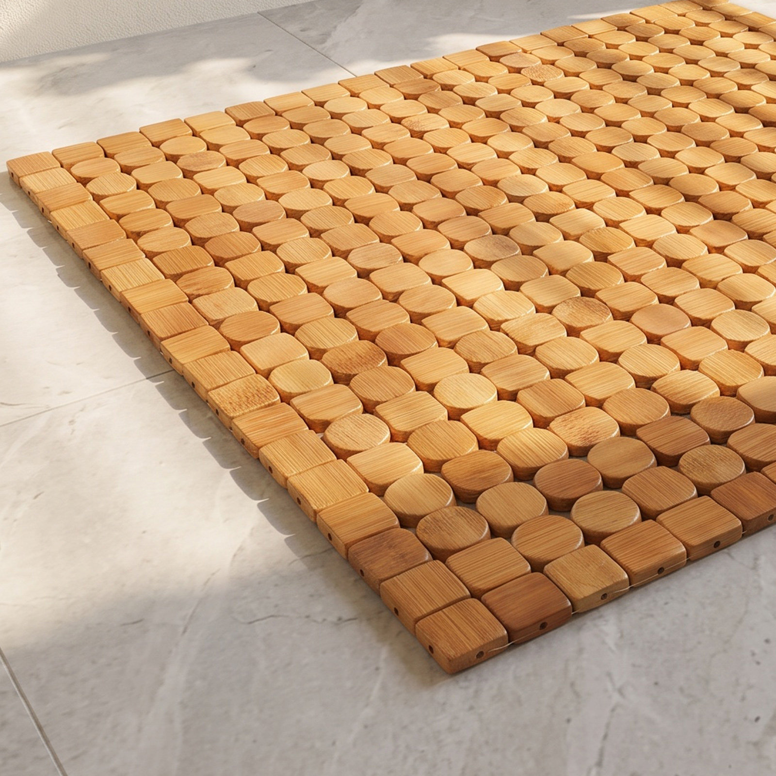 Tappetino da bagno pieghevole  - Bamboo Bath Mat recensione e prezzo