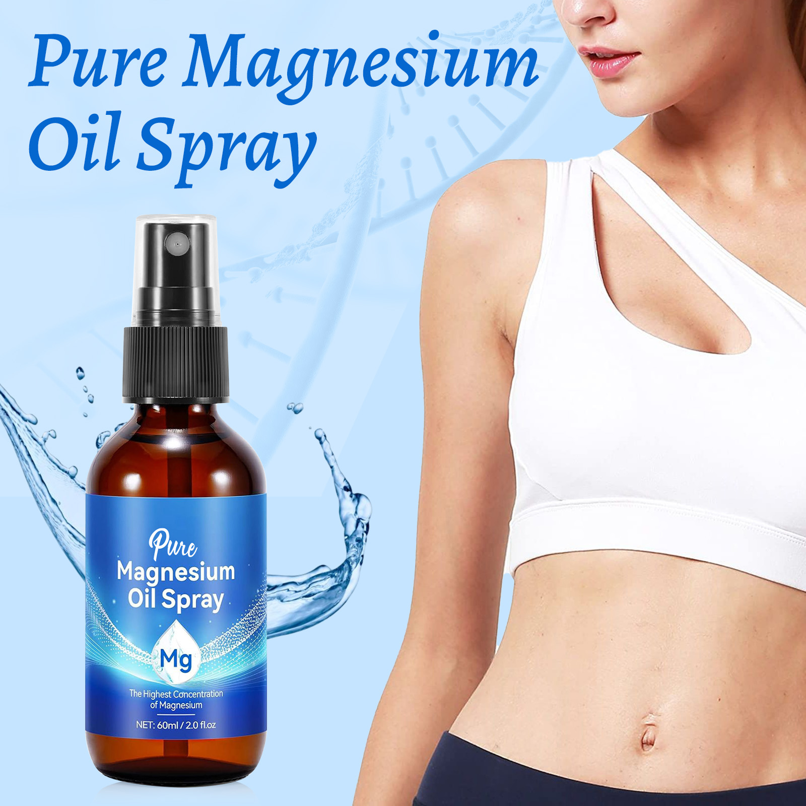 Olio di magnesio naturale 60ml - Bath Salts Magnesium recensione e prezzo